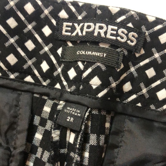 Express Columnist Pant - Short Length - Black & White - Picture 7 of 10